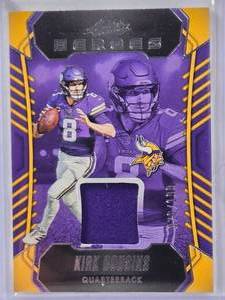 lot 250 image: Kirk Cousins 2023 Relic Panini Absolute Heroes #AH-13 Numbered 76199