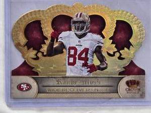 lot 252 image: Randy Moss Gold Die Cut 2012 Crown Royale #123 Numbered 8899