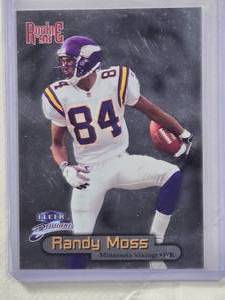 lot 253 image: Randy Moss Rookie 1998 Fleer Brilliants #140