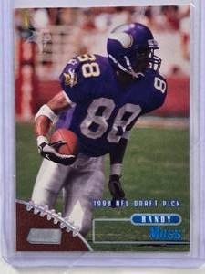 lot 254 image: Randy Moss Rookie 1998 Topps Draft Pick #189