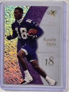 lot 261 image: Randy Moss Rookie 1998 Skybox eX #55