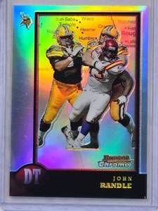 lot 265 image: John Randle 1998 Bowman Chrome Refractor #101