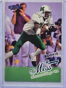 lot 266 image: Randy Moss Rookie 1998 Fleer Ultra #207