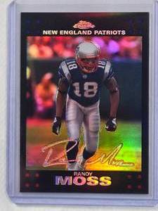 lot 278 image: Randy Moss 2007 Topps Chrome Refractor #TC28