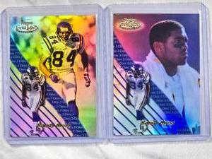 lot 280 image: Lot of 2 Randy Moss Topps Gold Label #77 Class 2 and Class 3