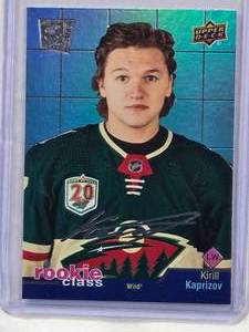 lot 296 image: Kirill Kaprizov Rookie Foil 2021 Upper Deck Rookie Class #RC-1