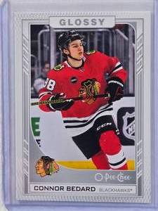 lot 299 image: Connor Bedard Rookie 2023-24 Upper Deck O-Pee-Chee Glossy #R-47