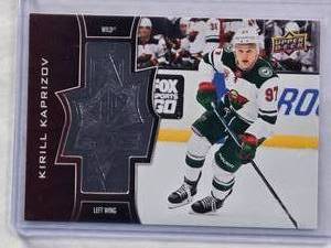 lot 301 image: Kirill Kaprizov Rookie Upper Deck Silver Finite #SF-41 Numbered 22062999