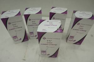 lot 237 image: Straws - 5 boxes 7 34 unwrapped