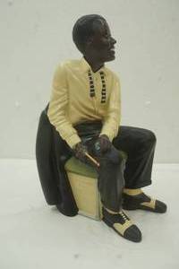 lot 279 image: vintage drummer statue