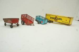 lot 296 image: vintage toy trailers