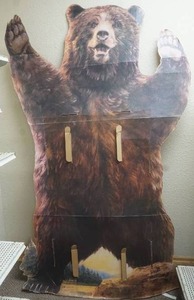 lot 310 image: cardboard Bear cutout
