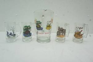 lot 1 image: pitcher and mugs