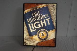 lot 2 image: lighted beer sign