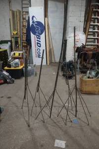 lot 12 image: vintage lightning rod bases