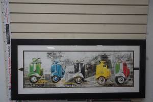lot 17 image: Vespa in new York print