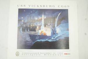 lot 40 image: USS Vicksburg CG69 print