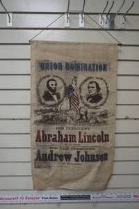 lot 119 image: Wall hanging - Abraham Lincoln 33