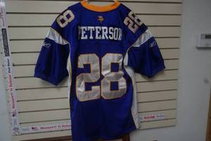 lot 123 image: MN Vikings Peterson jersey - 28