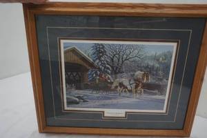 lot 157 image: Framed Kim Norlien print