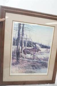 lot 160 image: Dean Johnson framed, numbered print