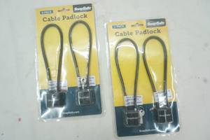 lot 180 image: Cable padlocks - gun locks