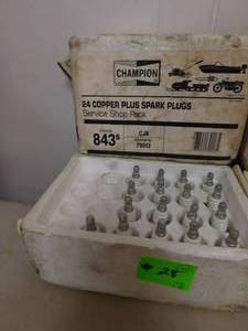 lot 28 image: Champion Copper Spark Plugs