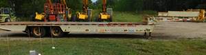 lot 4 image: 2014 Trail King TK80HT Drop Deck Semi-Trailer with Operating Remote