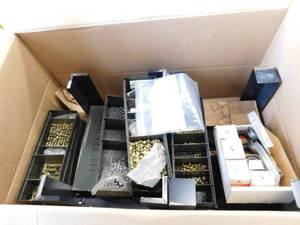 lot 42 image: Misc. Gauges, Brass Fittings and 2 Metal Stands