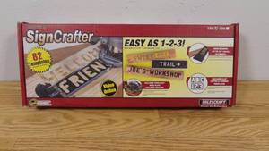 lot 11 image: Milescraft 1206 Signcrafter - Sign making Template Kit