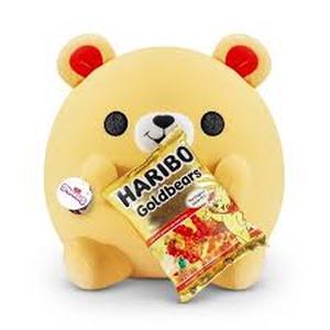 lot 52 image: 5 Surprise Snackles Series 1 Plush Gold Bear and Haribo-Nancy