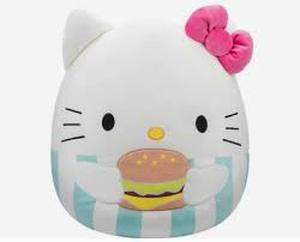 lot 54 image: Squishmallows 20 Hello Kitty Original JUMBO Plush - BURGER