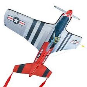 lot 101 image: 3-D P-51 Mustang SuperSized Nylon Kite