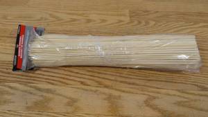 lot 97 image: Lot of 3 Bamboo 12 Skewers - 100 Count Pack - Cooking Concepts-(300 Total)