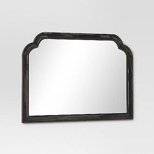lot 118 image: 36 x 26 French Country Mantel Mirror Black - Threshold