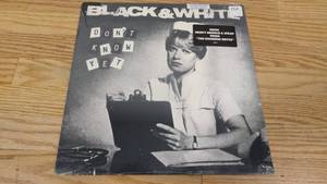 lot 204 image: Black & White-Dont Know Yet-1989-Vinyl LP-Sealed