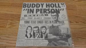 lot 243 image: Buddy Holly-In Person Vol. 2-1977-Vinyl LP
