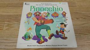 lot 388 image: Walt Disneys Pinocchio - Original Motion Picture Soundtrack-1980-Vinyl LP