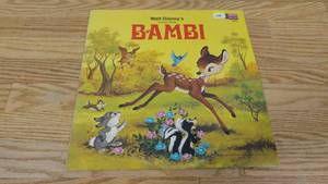 lot 390 image: Walt Disneys Songs from Bambi-1969-Vinyl LP