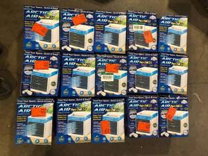 Lot of ARCTIC AIR 76 CFM 4 Speed Portable Evaporative Cooler for 45 sq. ft.  Customer Returns See Pictures