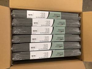Lot of TrafficMaster Gray 24 in. W x 24 in. L x 05 in,.Thick Foam ExerciseGym Flooring Tiles (6 TilesCase) (24 sq. ft.)  Customer Returns See Pictures