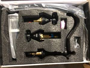 BWE 8 in. Widespread 2-Handle 3-Hole Bathroom Faucet with Drain Kit and cUPC Water Supply Lines in Matte Black Customer Returns See Pictures