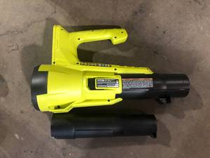 RYOBI ONE 18V 90 MPH 250 CFM Cordless Battery Leaf Blower (Tool Only) Customer Returns See Pictures