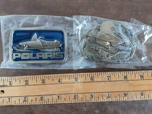 lot 41 image: 2-Polaris Belt Buckles