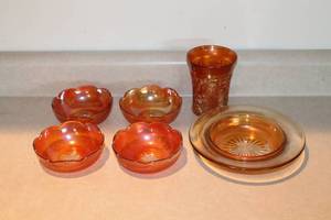 Marigold Carnival Glassware