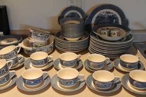 Royal Currier & Ives China Set