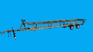 lot 29 image: Newham Enterprises Pontoon trailer 23 x 44 wide