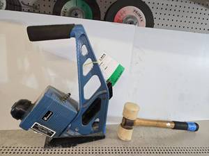 lot 216 image: Primatech P260 Hardwood floor nailer with mallet