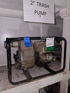 lot 118 image: 2 Trash Pump