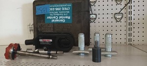 lot 135 image: Porter-Cable Cylindrical Lock Boring Jig Installation Kit in case